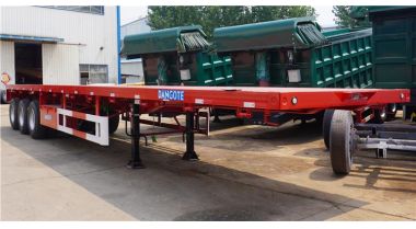 Dangote 12m Tri Axle Flatbed Trailer will be sent to Nigeria