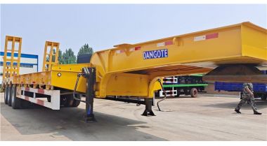 Tri Axle 80 Ton Lowbed Semi Trailer will be sent to Nigeria