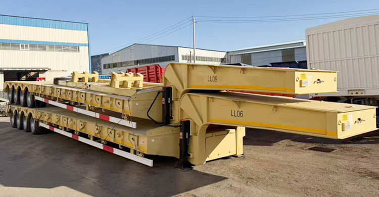 100 Ton Low Bed Trailer for Sale in Saudi Arabia