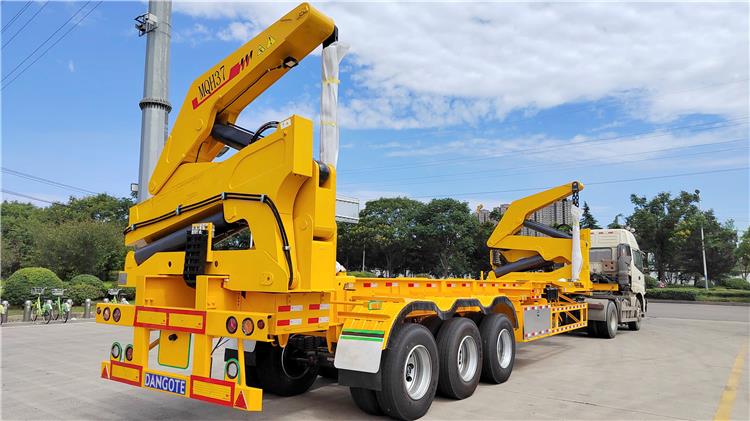 Dangote 40T Side Lifters Container Truck Trailer for Sale in Papua New Guinea