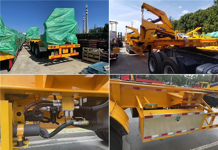 Dangote 40T Side Lifters Container Truck Trailer for Sale in Papua New Guinea