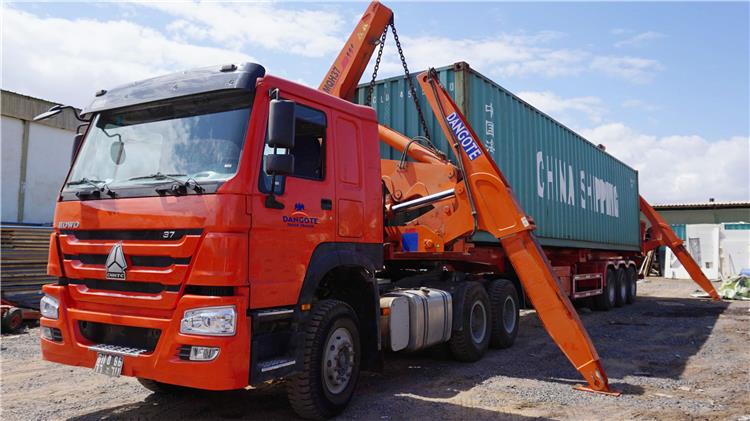 Price of 37t Side Lift Truck Trailer Container Transport for Sale In Guinea