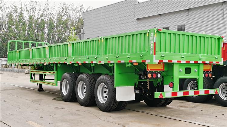 Dangote 60 Ton Side Wall Flatbed Semi Trailer for Sale in Sudan
