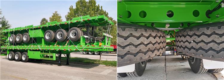 Dangote 60 Ton Side Wall Flatbed Semi Trailer for Sale in Sudan