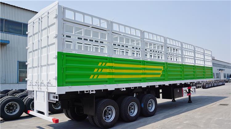 Dangote 3 Axle 60 Ton Fence Semi Trailer for Sale In Sudan