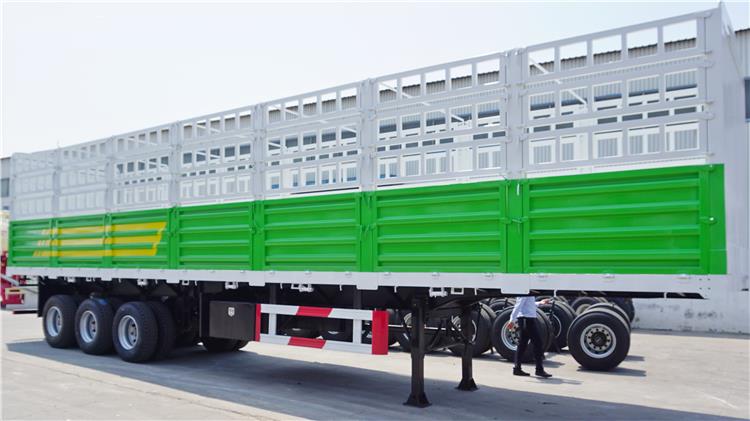 Dangote 3 Axle 60 Ton Fence Semi Trailer for Sale In Sudan