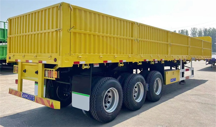 Tri Axle Trailers with Side Walls for Sale In Benin | Dangote Transport Limited Side Wall Trailer