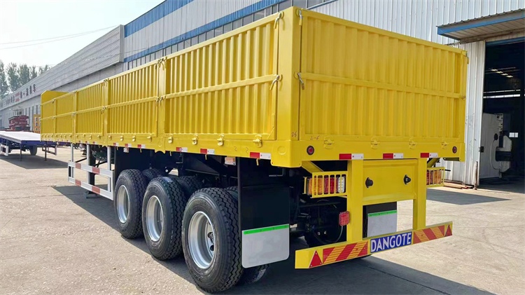 Tri Axle Trailers with Side Walls for Sale In Benin | Dangote Transport Limited Side Wall Trailer