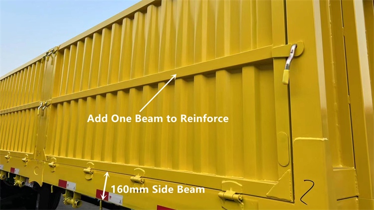 Tri Axle Trailers with Side Walls for Sale In Benin | Dangote Transport Limited Side Wall Trailer