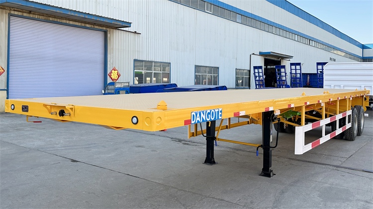 Dangote Trailer Price | 2 Axle 40 ft Flatbed Semi Trailer for Sale In Nigeria