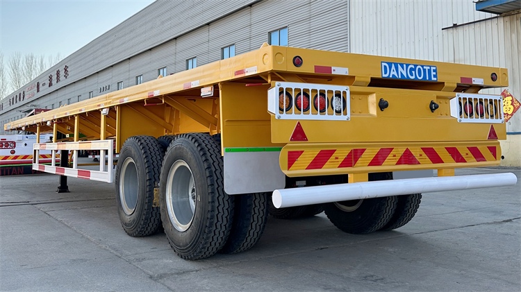 Dangote Trailer Price | 2 Axle 40 ft Flatbed Semi Trailer for Sale In Nigeria