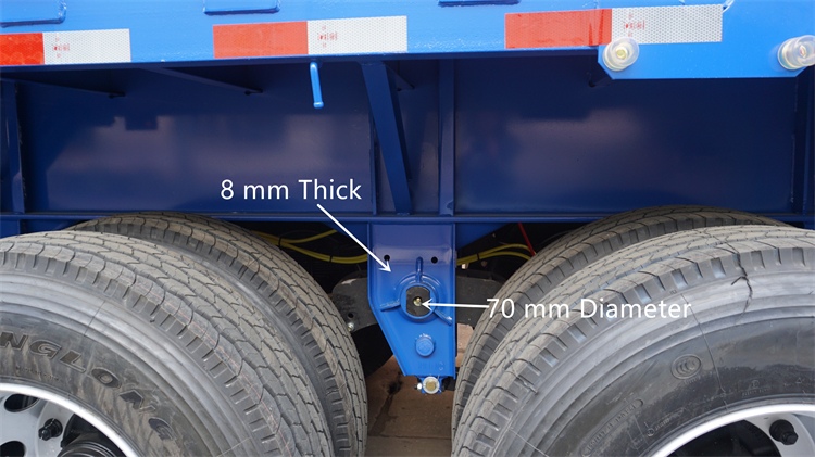 Dangote Tri Axle Drop Side Trailer for Sale | Semi Cargo Trailer for Sale In Nigeria