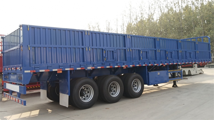 Dangote Tri Axle Drop Side Trailer for Sale | Semi Cargo Trailer for Sale In Nigeria