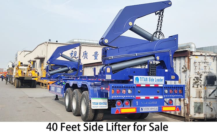 Dangote Trailer 40 Feet Container Side Lifter for Sale  