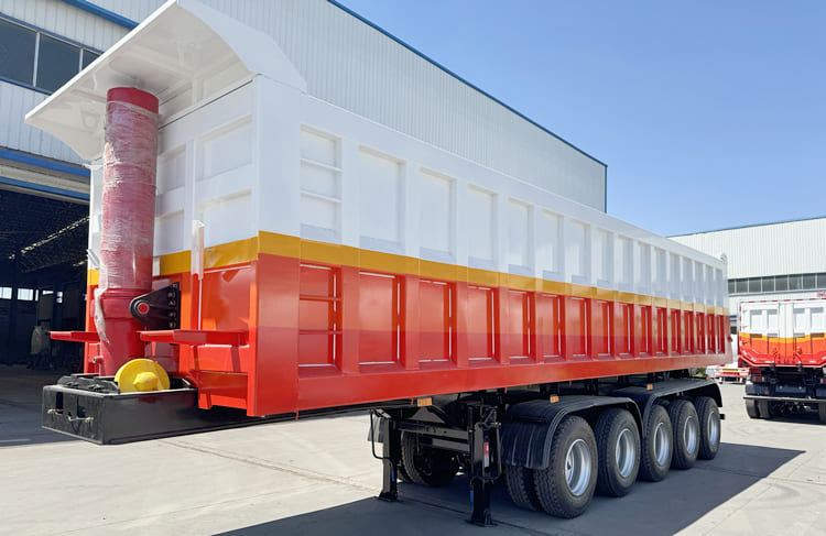 Tipper Semi Trailer Price-5 Axle Heavy Duty