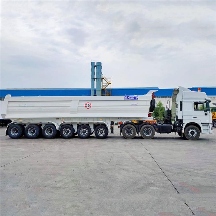 6 Axle 45Cbm Tipper Semi Trailer