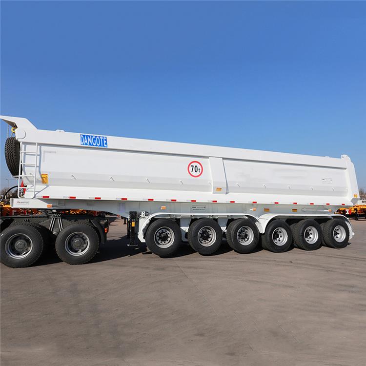 6 Axle 45Cbm Tipper Semi Trailer