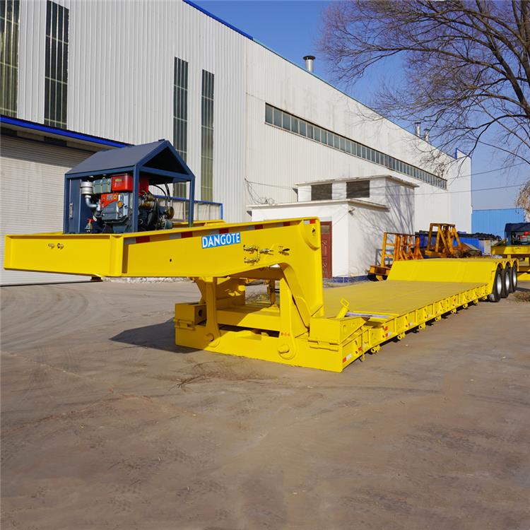 Tri Axle 80 Ton Detachable Gooseneck Trailer