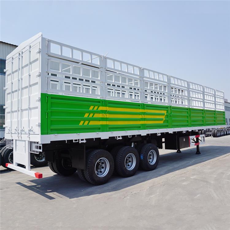 3 Axle 60 Ton Fence Semi Trailer