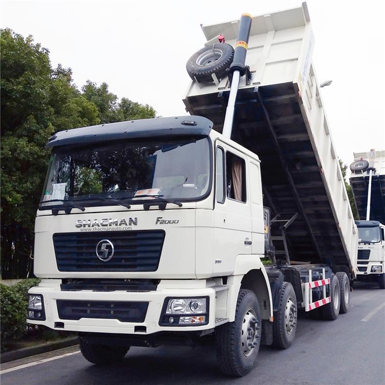 Shacman F2000 12 Wheeler Dump Truck Trailer